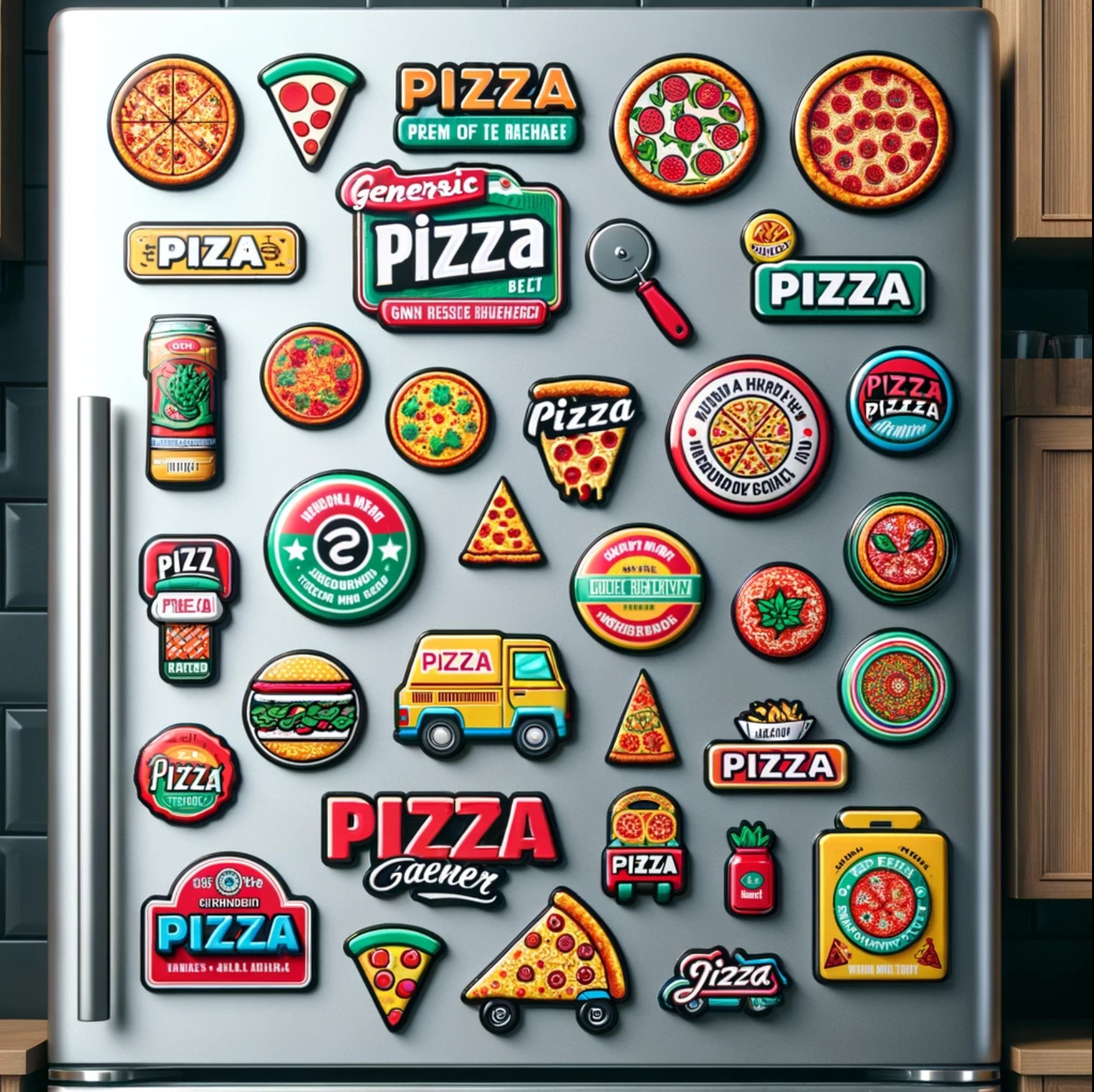 Imanes para Pizzería