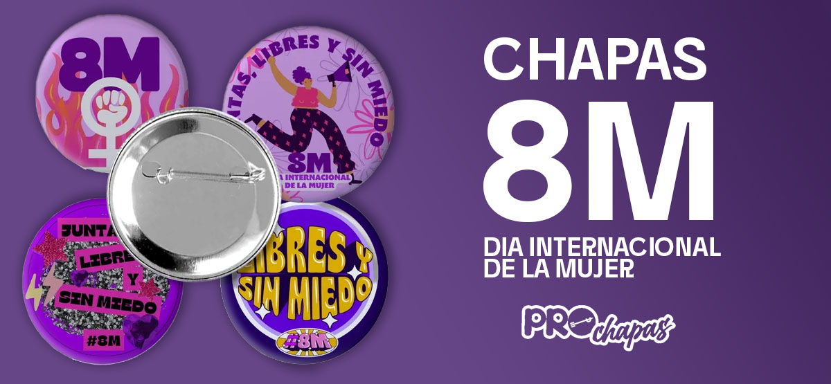 Chapas Personalizadas 8M - EcoChapas