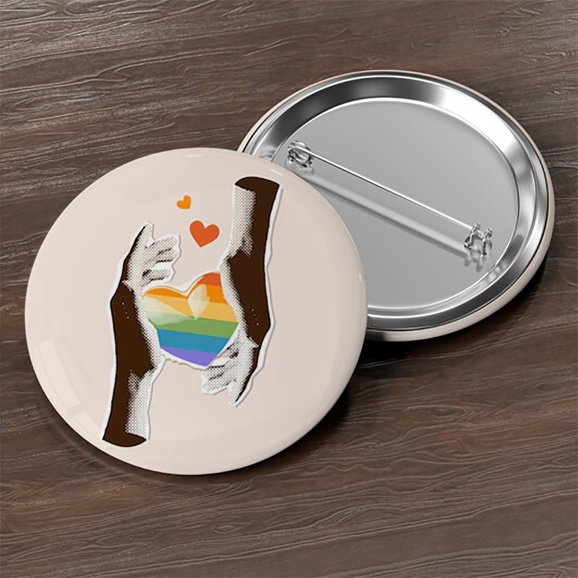 Chapa personalizada orgullo gay