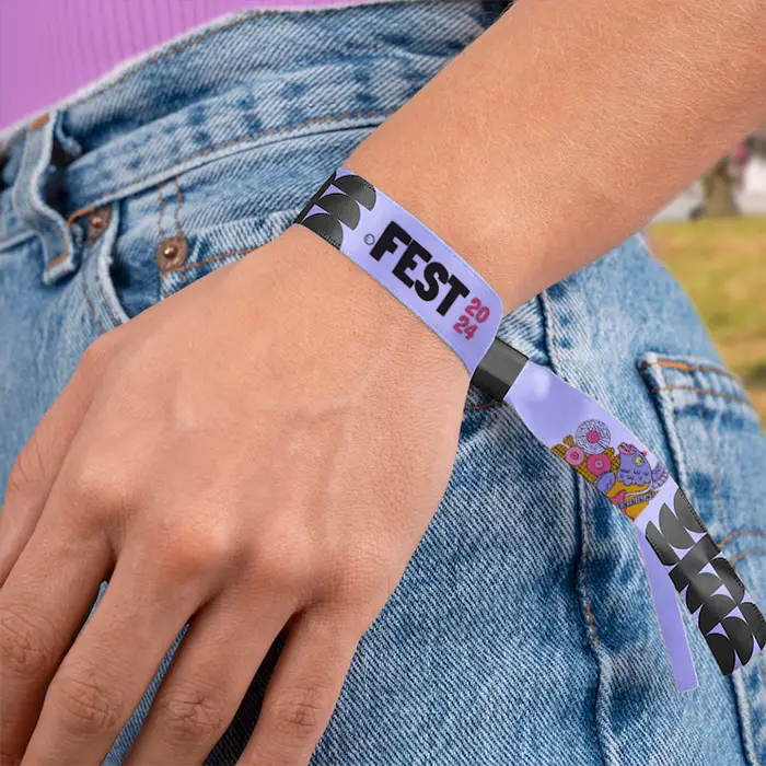 Pulseras de tela personalizadas 28cm