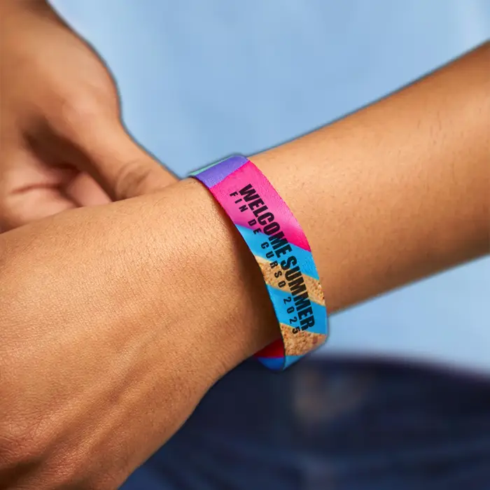 Pulseras de tela personalizadas 28cm