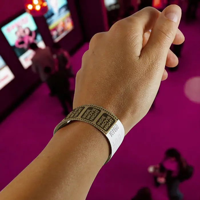 Pulseras Tyvek Kraft personalizadas 27mm