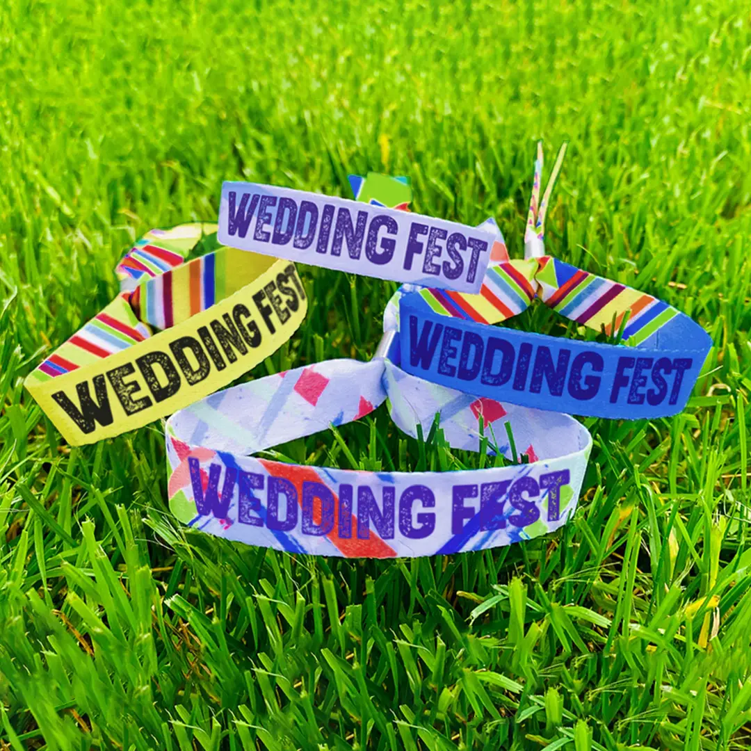 Pulseras de tela personalizadas 28cm