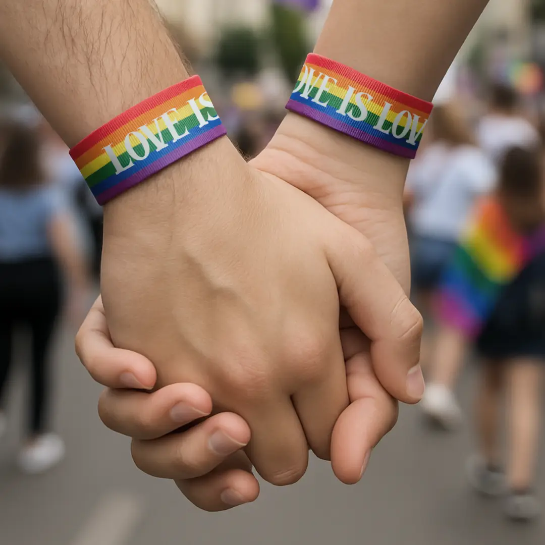Pulseras de tela personalizadas 28cm