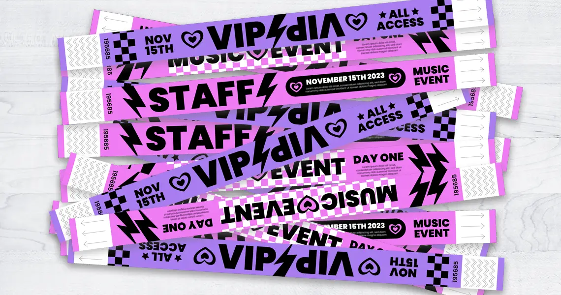 Pulseras para eventos